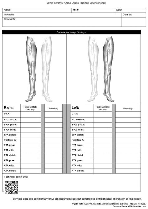 Lower Extremity Arterial Duplex Worksheet Ultrasound Training Hot Sex Picture