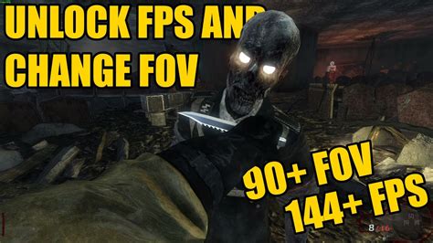 Call Of Duty Black Ops 1 How To Unlock Your Fov And Fps Youtube
