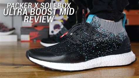 packer x solebox adidas ultra boost mid review youtube
