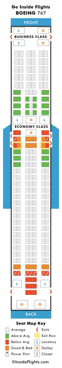 United 767 400 Seat Map