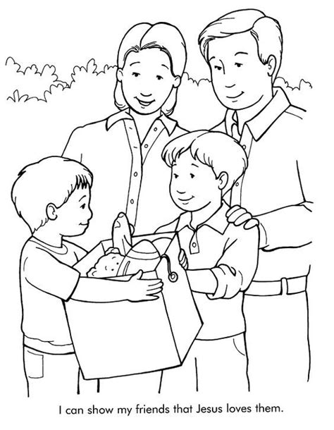 Love Others For Jesus Coloring Sheet Bible Coloring Pages Bible