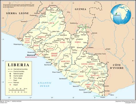 Landkarte Liberia Politische Karte Weltkarte Karten Und Hot Sex Picture