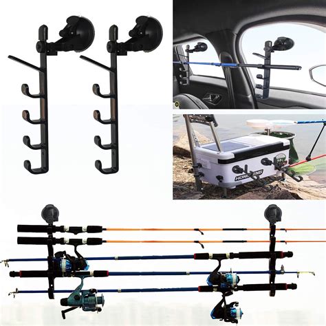 Pmsanzay Suction Cup Fishing Rod Carrier Vehicle Rod
