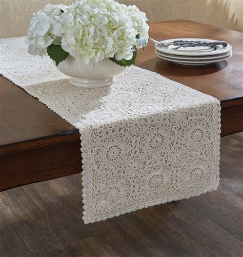 Lace Table Runner Cream Kc Collections