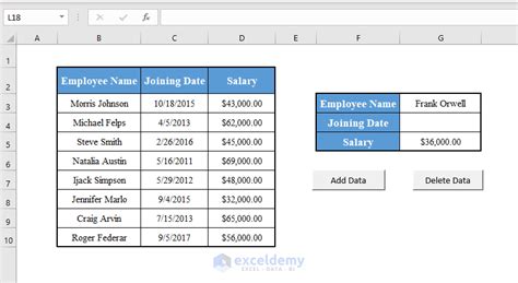 How To Create A Simple Database In Excel Vba Exceldemy