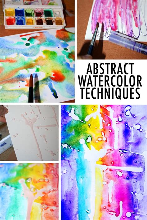 8 Abstract Watercolor Techniques To Try Watercolor
