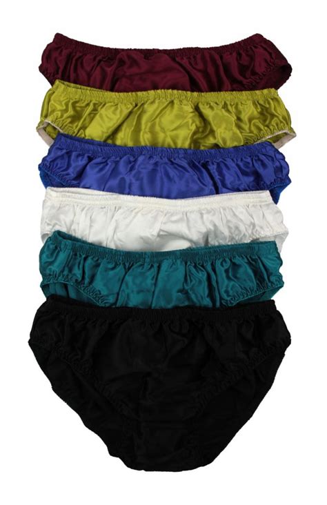 Paradise Silk Pure Silk Men Bikini Briefs 6 Pairs Pack Us