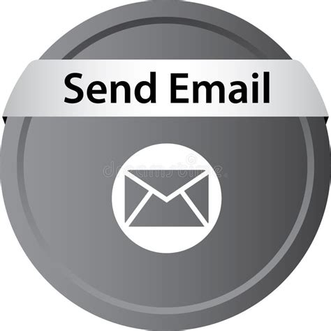 Send Mail Icon Web Button Stock Illustration Illustration Of Design