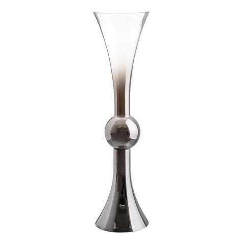 Large Silver Glass Vase Just Click
