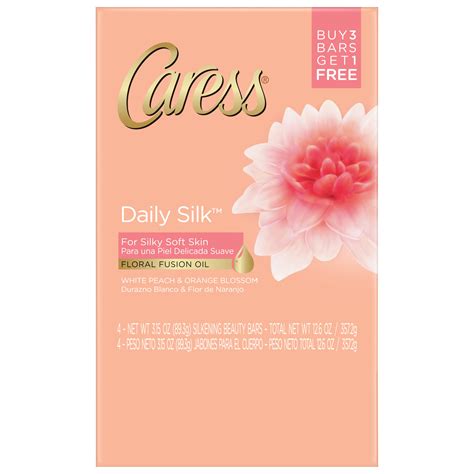 Caress Daily Silk Bar Soap 4 Pack
