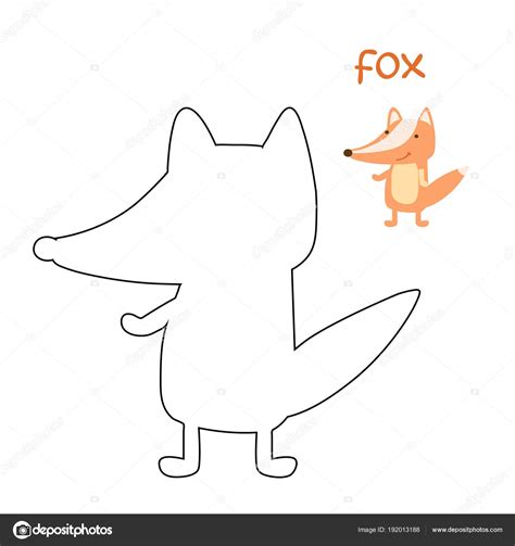 Der fuchs ist schlau ! Malvorlagen Tiere Fuchs - Zeichnen und Färben
