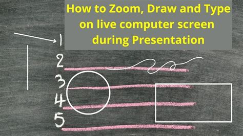 How To Draw On Live Computer Screen Zoomit Tutorial Zoom It Youtube