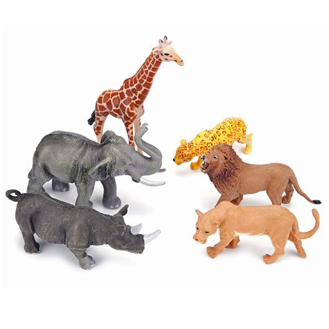Buy Safari Animals Figures Toys Realistic Jumbo Wild Zoo Animals