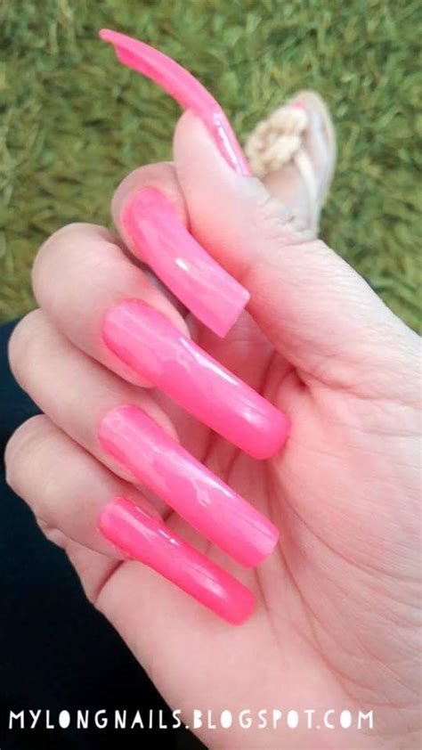 beautiful pink long nails 5 double team dynamicpunch beautiful and pretty pink manicures