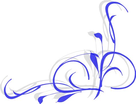 Blue And Gray Swirl Clip Art At Vector Clip Art Online