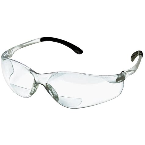 Denec Sentec Magnifier Safety Glasses Bifocal 25 With Clear Lens