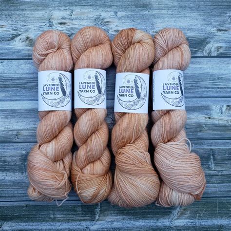 Peach Fuzz SQ Lavender Lune Yarn Co