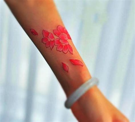 Small Pink Flowers Tattoo For Women Tattoos For Women Tattoos For