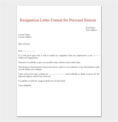 How To Write A Resignation Letter Template With 19 Examples