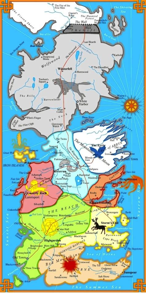45 Best Map Of Westeros Game Of Thrones Images On Pinterest Game Of