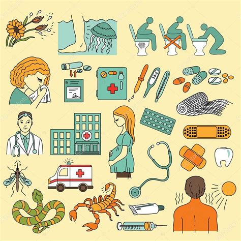 Emergency Health Care Icons Set Perfect For Your Design Premium