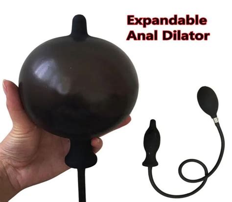 Inflatable Butt Plugs Expandable Anal Dilator Massager Masturbation