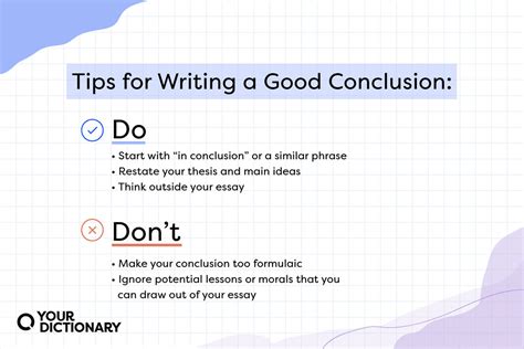 how to write a conclusion for an essay expert tips and examples yourdictionary