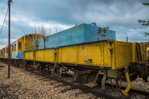 Old And Abandoned Passenger Train Stock Photo Image Of Wagon