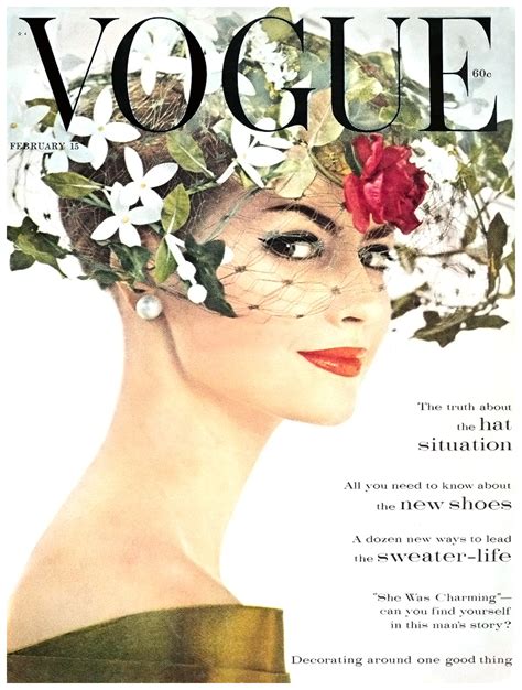 Vogue Cover Feb 1960 Katherine Pastrie Irving Penn Vogue Magazine