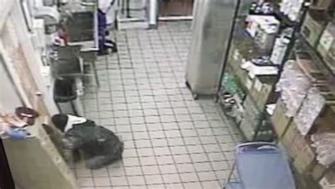 Burglar Cuts Hole In Wall Steals Dunkin Donuts Safe
