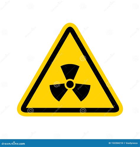Radioactive Icon Nuclear Symbol Uranium Reactor Radiation Hazard