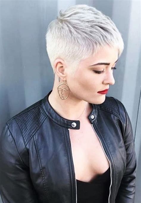 21 Best White Pixie Short Haircuts Ideas To Be Cool Short Hair Styles Pixie Thick Hair Styles