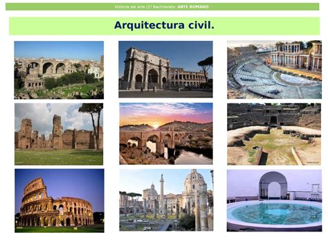 Arte Romano En Presentaciones Recursos De Geografía E Historia
