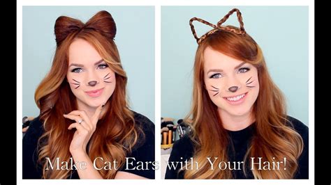 2 Ways To Make Cat Ears With Your Hair