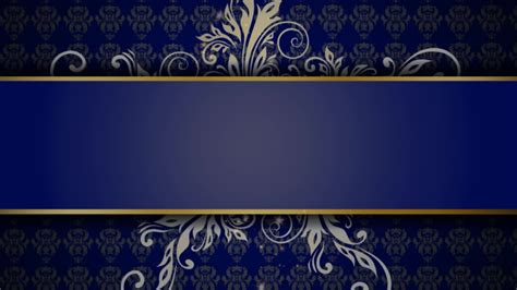 Royal Blue Background Elegant With Vintage Stock Video Footage 4k And