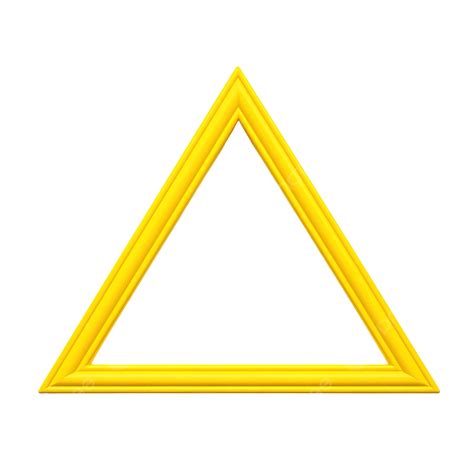 Triangles Yellow Frame Style Backdrop Triangle Png Transparent Image