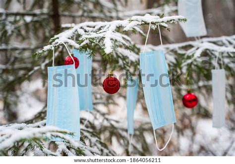 Trend Christmas New Years Decorations 20202021 Stock Photo 1864056211