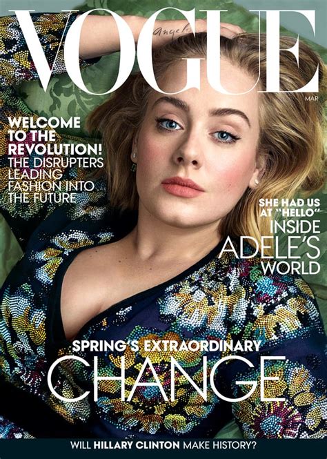 Adele Stuns On Flawless Vogue Cover Celebrity Bug