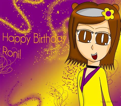 Happy Birthday Roni By Thewafflemaiden On Deviantart