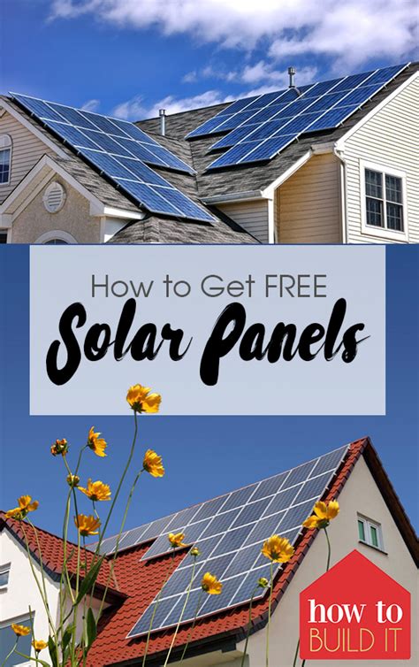 Since there are many benefits to using solar power, the government wants as many people as possible to. How to Get FREE Solar Panels | How To Build It