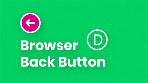 Back Button Green