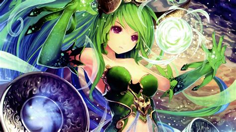 Pin By Saúl Unloc On Pictures Tonnes Green Anime Art Beautiful Anime