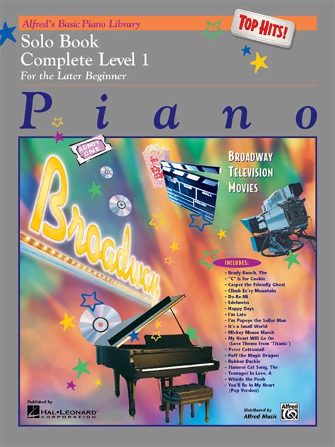 Alfreds Basic Piano Library Top Hits Solo Book Complete 1 1a1b
