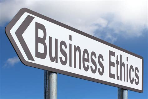 Business Ethics Highway Sign Image