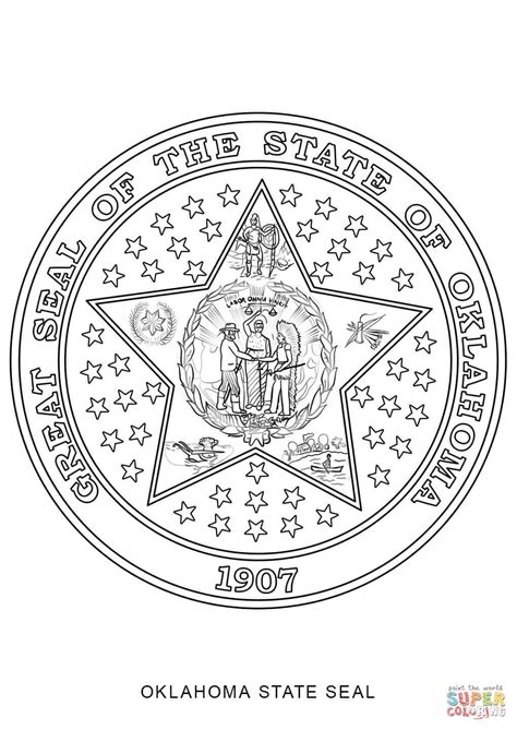 The said seal shall be a star of five points, encircled by an. Texas State Seal Coloring Page Coloring Pages