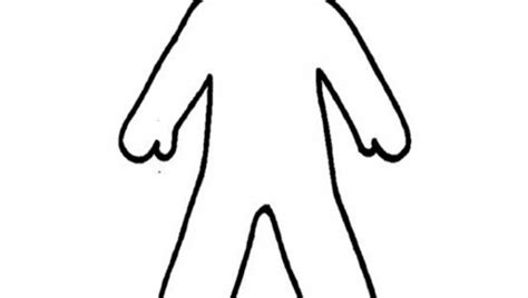 Person Outline Printable Free Download On Clipartmag