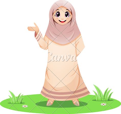cute muslim girl photos by canva