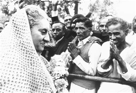 prime minister indira gandhi cheered as her new congress party won a two thirds majority march