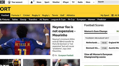 The british broadcasting corporation (bbc)'s sports department has played a significant role in the broadcaster's coverage of sporting events around the world. BBC Sport rebrands ahead of the football season Prolific North