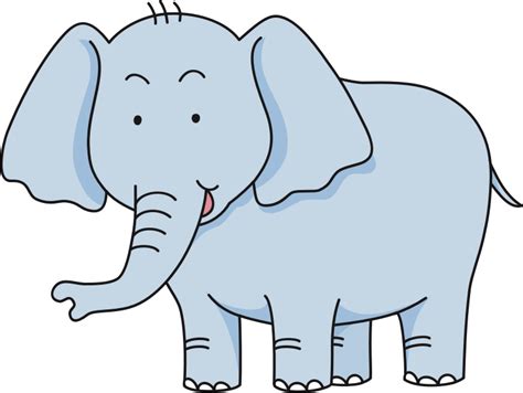 Cute Elephant 3 Openclipart
